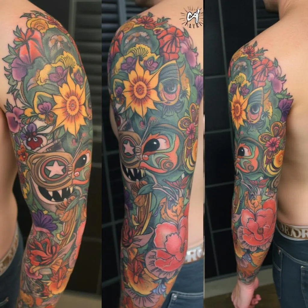 Equipo de artistas tatuadores